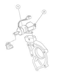 Show details for Solenoid, Stop, D722 Picture of Solenoid, Stop, D722