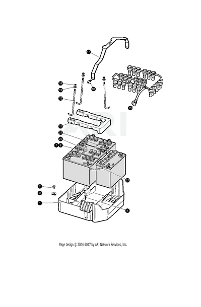 Picture of HOLD DOWN ELECTRICAL BATTERY