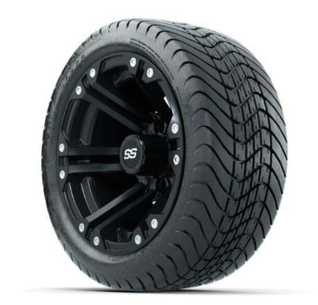 Picture of 12x7 Matte Black Diesel Wheel/215/35-12 GTW® Mamba Street Tire