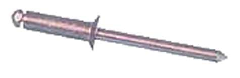 Picture of Large flange head rivet, Head 5/8", body 3/16", length 3/4" (100/Pkg)