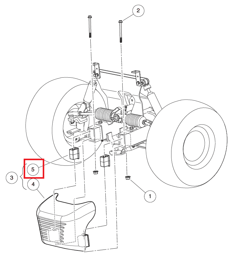 Picture of PLUG, SHOCK, PRECEDENT BUMPER