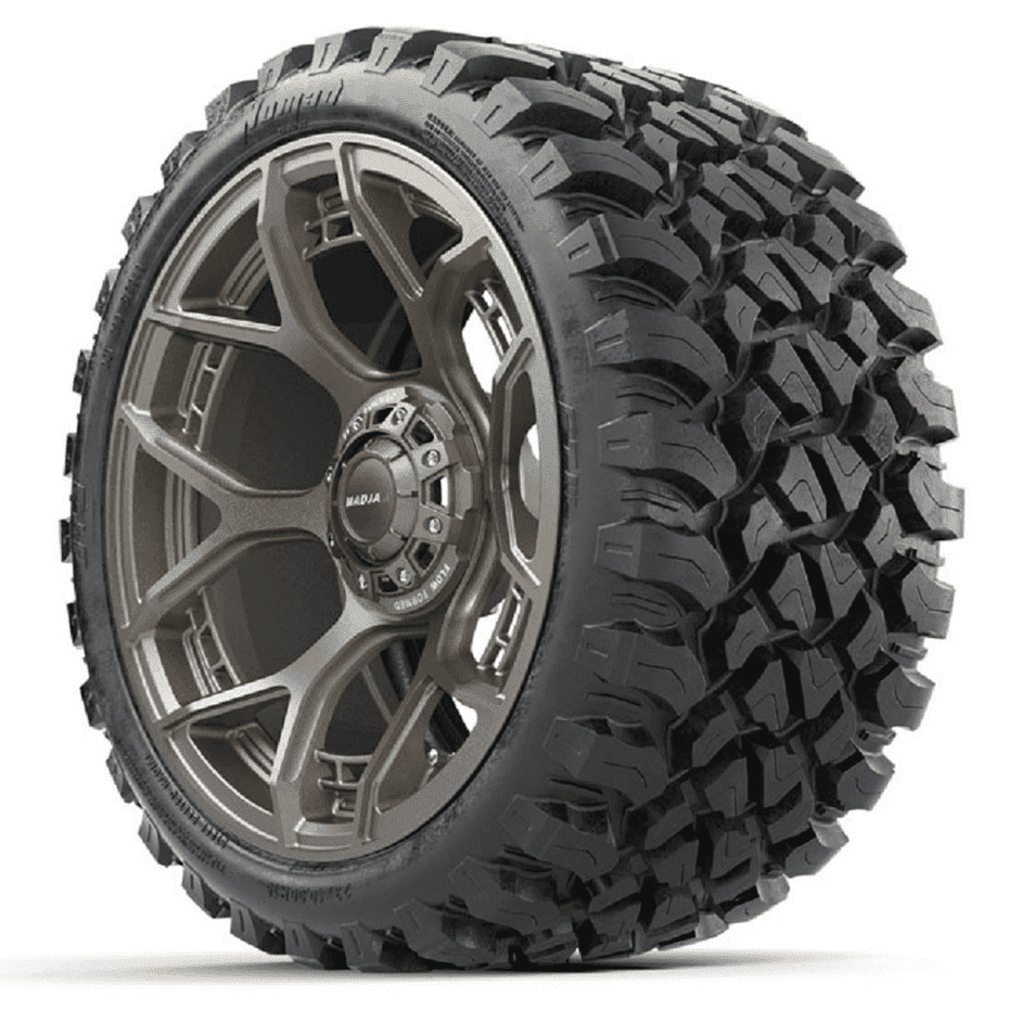 Picture of Set of (4) 15" MadJax® Flow Form Evolution Matte Bronze Wheels with GTW® Nomad Off Road Tires